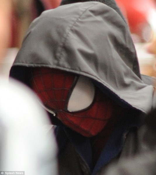 Amazing Spider-Man 2 Set Photo Costume
