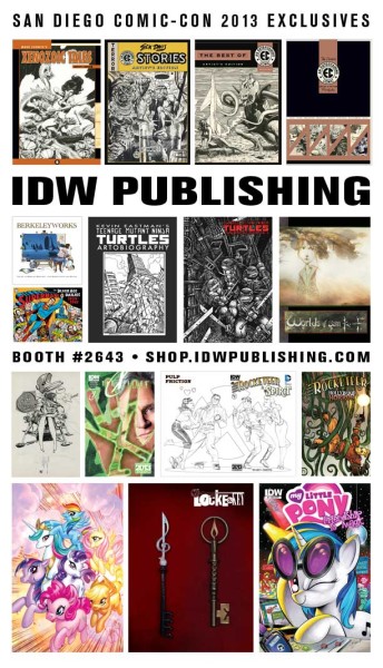 2013 IDW SDCC Exclusives