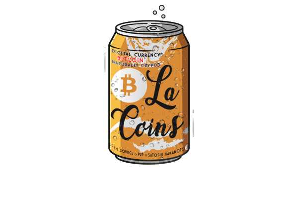 La Coins - Bitcoin 
Digital NFT crypto collectible can